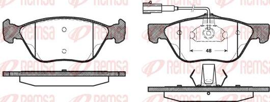 Kawe 0589 22 - Brake Pad Set, disc brake autospares.lv