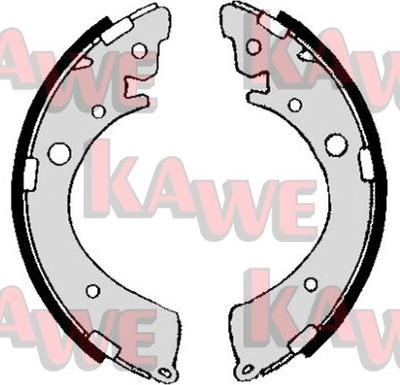 Kawe 05360 - Brake Shoe Set autospares.lv