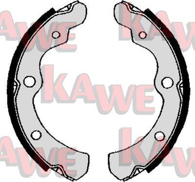 Kawe 05370 - Brake Shoe Set autospares.lv