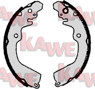 Kawe 05245 - Brake Shoe Set autospares.lv