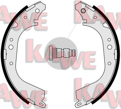 Kawe 05280 - Brake Shoe Set autospares.lv