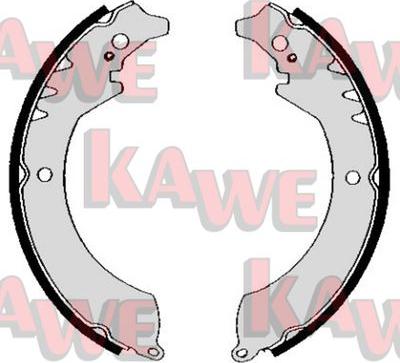 Kawe 05230 - Brake Shoe Set autospares.lv