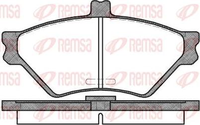 Kawe 0574 00 - Brake Pad Set, disc brake autospares.lv