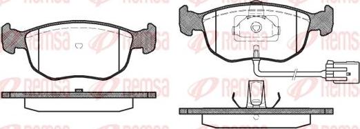 Kawe 0575 02 - Brake Pad Set, disc brake autospares.lv