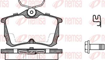 Kawe 0695 02 - Brake Pad Set, disc brake autospares.lv