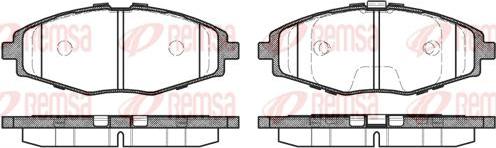 Kawe 0696 00 - Brake Pad Set, disc brake autospares.lv