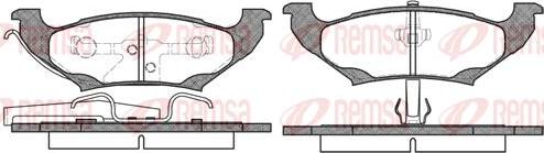 Kawe 0690 10 - Brake Pad Set, disc brake autospares.lv