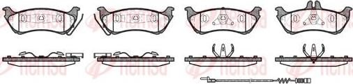 Kawe 0698 11 - Brake Pad Set, disc brake autospares.lv