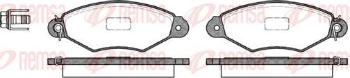 Kawe 0643 00 - Brake Pad Set, disc brake autospares.lv