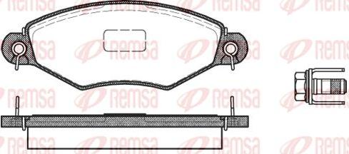 Kawe 0643 10 - Brake Pad Set, disc brake autospares.lv