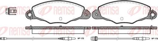 Kawe 0659 04 - Brake Pad Set, disc brake autospares.lv