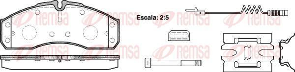 Kawe 0651 22 - Brake Pad Set, disc brake autospares.lv