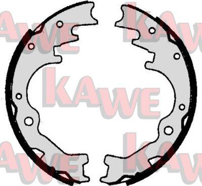 Kawe 06520 - Brake Shoe Set autospares.lv