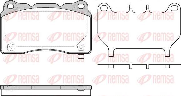 Kawe 0666 64 - Brake Pad Set, disc brake autospares.lv