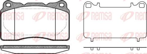 Kawe 0666 10 - Brake Pad Set, disc brake autospares.lv