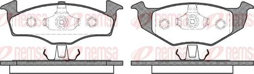 Kawe 0609 20 - Brake Pad Set, disc brake autospares.lv