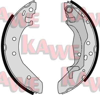 Kawe 06040 - Brake Shoe Set autospares.lv