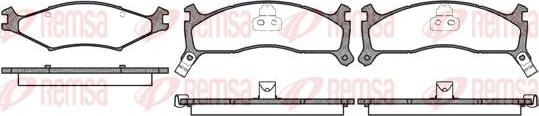 Kawe 0600 02 - Brake Pad Set, disc brake autospares.lv