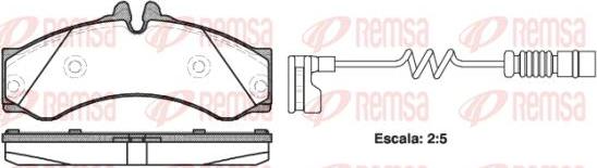 Kawe 0614 12 - Brake Pad Set, disc brake autospares.lv