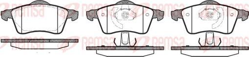 Kawe 0618 00 - Brake Pad Set, disc brake autospares.lv