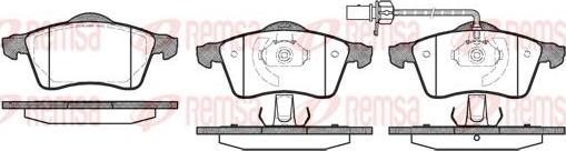 Kawe 0618 01 - Brake Pad Set, disc brake autospares.lv