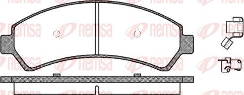 Kawe 0688 00 - Brake Pad Set, disc brake autospares.lv