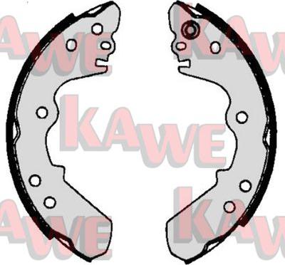 Kawe 06340 - Brake Shoe Set autospares.lv