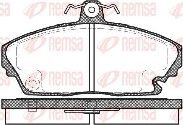 Kawe 0635 00 - Brake Pad Set, disc brake autospares.lv