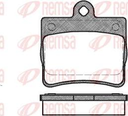 Kawe 0630 00 - Brake Pad Set, disc brake autospares.lv