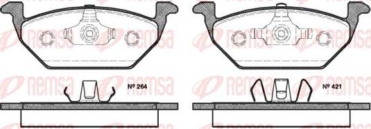 Kawe 0633 20 - Brake Pad Set, disc brake autospares.lv