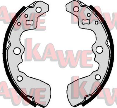 Kawe 06320 - Brake Shoe Set autospares.lv
