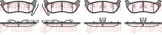 Kawe 0628 12 - Brake Pad Set, disc brake autospares.lv