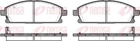 Kawe 0674 12 - Brake Pad Set, disc brake autospares.lv