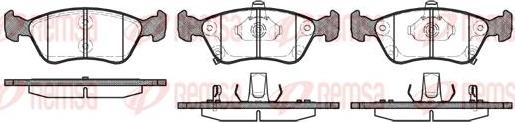 Kawe 0676 02 - Brake Pad Set, disc brake autospares.lv