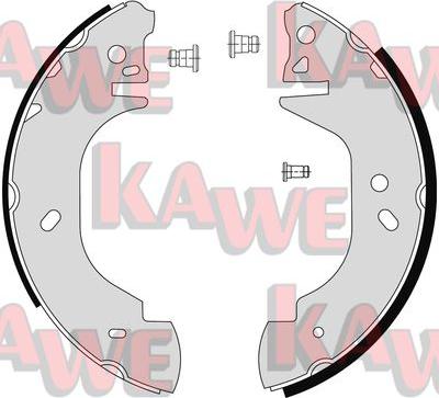 Kawe 06760 - Brake Shoe Set autospares.lv