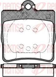 Kawe 0678 00 - Brake Pad Set, disc brake autospares.lv