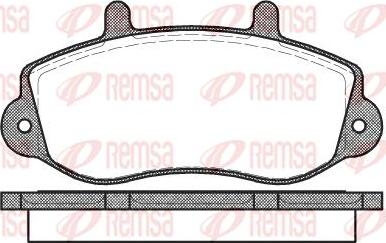 Kawe 0677 00 - Brake Pad Set, disc brake autospares.lv