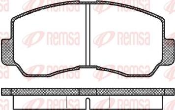 Kawe 0094 40 - Brake Pad Set, disc brake autospares.lv