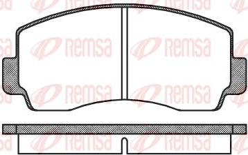 Kawe 0094 00 - Brake Pad Set, disc brake autospares.lv