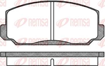 Kawe 0098 00 - Brake Pad Set, disc brake autospares.lv