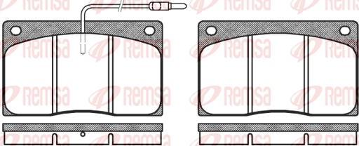 Kawe 0044 02 - Brake Pad Set, disc brake autospares.lv