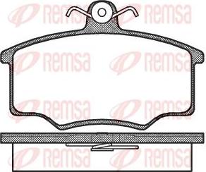 Kawe 0046 00 - Brake Pad Set, disc brake autospares.lv