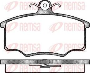 Kawe 0046 20 - Brake Pad Set, disc brake autospares.lv