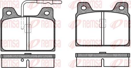 Kawe 0068 02 - Brake Pad Set, disc brake autospares.lv