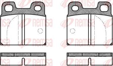 Kawe 0005 00 - Brake Pad Set, disc brake autospares.lv