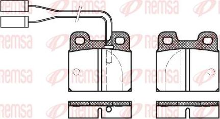 Kawe 0005 01 - Brake Pad Set, disc brake autospares.lv