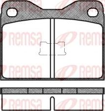 Kawe 0008 10 - Brake Pad Set, disc brake autospares.lv