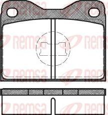 Kawe 0008 30 - Brake Pad Set, disc brake autospares.lv