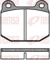 Kawe 0014 00 - Brake Pad Set, disc brake autospares.lv