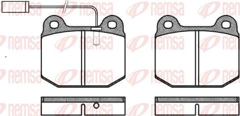 Kawe 0014 21 - Brake Pad Set, disc brake autospares.lv